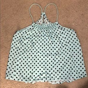 Polka dot tank top